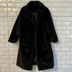 OVERSIZED FAUX FUR COAT, WOMEN